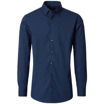 Venti pánská košile s dlouhým rukávem jemný vzor 226110880-100 tmavě modrá – Hledejceny.cz