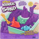 Spin Master Kinetic sand Fialový 450g tekutý písek s podložkou a nástroji – Sleviste.cz