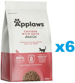 Applaws Cat Adult Chicken with Extra Duck 6 x 0,4 kg
