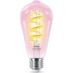 Philips WiZ Smart WiFi vlákno čiré ST64 RGB E27 6,3 W Plná barva – Hledejceny.cz