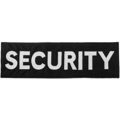 Triangles Nášivka SECURITY velká bílá 100x320 mm Z0453 Barva: Bílá – Hledejceny.cz