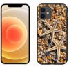 Pouzdro a kryt na mobilní telefon Apple mmCase Gelové iPhone 12 mini - mořské hvězdice