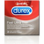 Durex Feel Thin Ultra 3 ks – Zboží Dáma