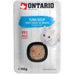 Ontario Soup Cat Tuna with vegetables 40 g – Sleviste.cz