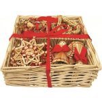 Anděl Přerov Slaměné ozdoby v košíku 16 ks – Zbozi.Blesk.cz