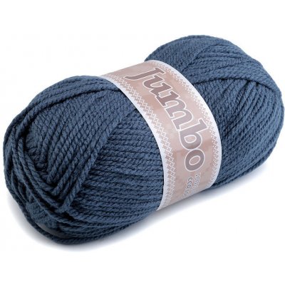 Prima-obchod Pletací příze Jumbo 100 g, barva 24 (917) modrá popelavá – Hledejceny.cz