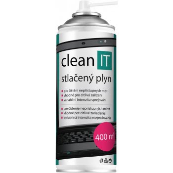 Clean IT cl-102 stlačený vzduch 400 ml