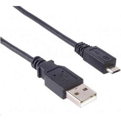 Premiumcord ku2m2f USB 2.0 A-Micro B propojovací, 2m, černý – Zboží Mobilmania