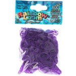 RAINBOW LOOM 20004 originálne gumičky tmavé fialové transparentné 600 kusov od 6 rokov – Zboží Dáma