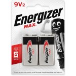 Energizer Max Alkaline 9V 2ks E301530500 – Sleviste.cz