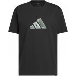 adidas BL 3-BAR Tee černá světle zelená – Hledejceny.cz