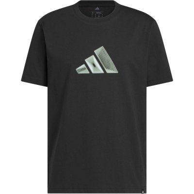 adidas BL 3-BAR Tee černá světle zelená – Hledejceny.cz