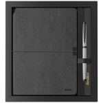 Scrikss SC389061 Metropolis Stainless Steel BT sada roller + zápisník – Zboží Živě