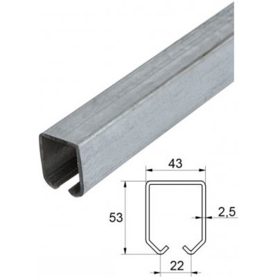 profil MEDIO 43x53x2,5mm, dĺžka 2m – Zbozi.Blesk.cz