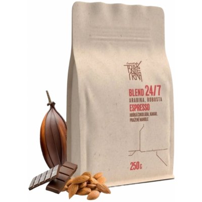 CrossCafe Espresso Blend 24/7 výběrová pražená zrnková 250 g – Hledejceny.cz