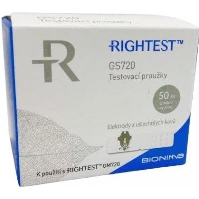 Rightest Proužky diagnostické GS720 50ks – Hledejceny.cz