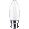 Žárovka Paulmann LED žárovka-svíčka B22d 4,7W 2 700K opál 28898