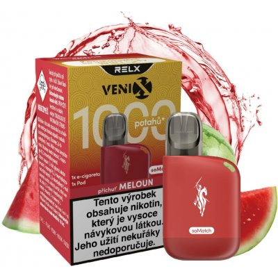 Venix RELX soMatch Starter 440 mAh Crimson Red 1 ks – Hledejceny.cz