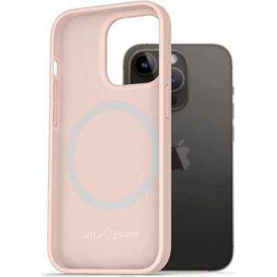 AlzaGuard Silicone Case Compatible with Magsafe iPhone 14 Pro růžové – Zboží Živě