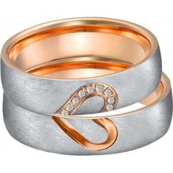 Steel Wedding Snubní prsteny z chirurgické oceli SPPL043