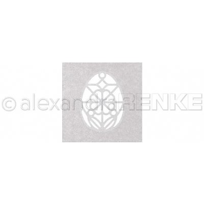 Alexandra Renke vyřezávací šablona negativní -Ornament vajíčko 3 – Hledejceny.cz
