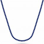 Brilio Silver Tenisový stříbrný náhrdelník s modrými zirkony NCL216WB – Hledejceny.cz