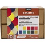 Pébéo Sada barev na keramiku Ceramic 10 x 45 ml s příslušenstvím – Hledejceny.cz