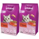 Krmivo pro kočky Whiskas Adult hovězí 2 x 14 kg