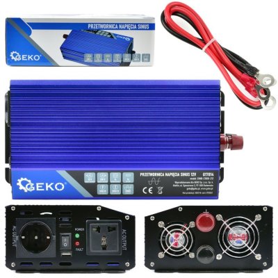 Geko 12/230V 1000W/2000W, čistá sinusovka G17014 – Zboží Mobilmania