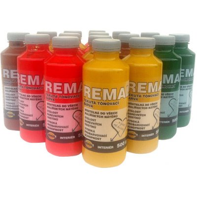 Barvy a laky Hostivař REMAL tekutá tónovací okrová 500 g
