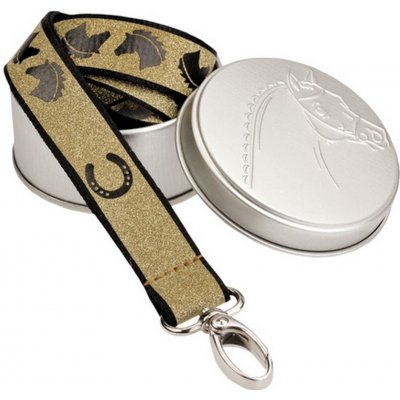 Šňůrka na krk Glitter zlatá – Sleviste.cz