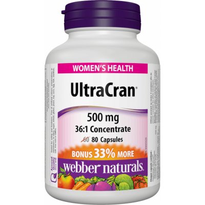 Webber Naturals UltraCran 500 mg 80 kapslí