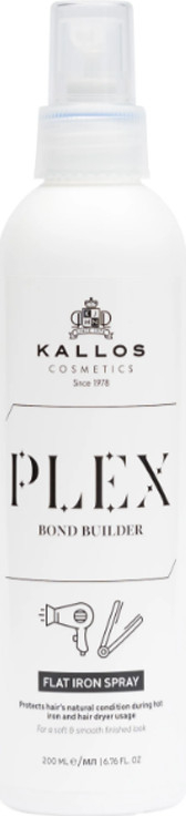 Kallos Plex Bond Builder Flat Iron sprej s proteinovým a peptidovým komplexem 200 ml