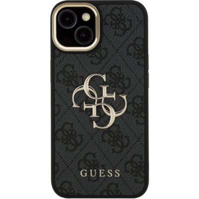 Guess 4G Metal Logo kryt s výklopným stojánkem pro iPhone 13 - šedý 57983125151 – Zboží Mobilmania