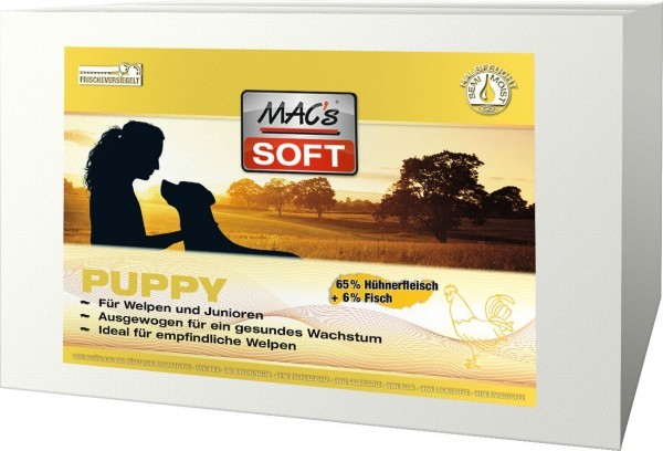 Mac´s Soft Dog Grain Free Mini Kuře a Losos 3 x 5 kg