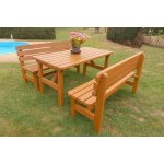 Zahradní nábytek z masivu set Vídeň 180 barvená – Zbozi.Blesk.cz