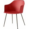 Jídelní židle &Tradition Rely HW33 s područkami bronzed / vermillion red