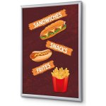 Jansen Display Set klaprámu A4, Svačiny, anglicky, 241 x 328 mm – Zboží Živě