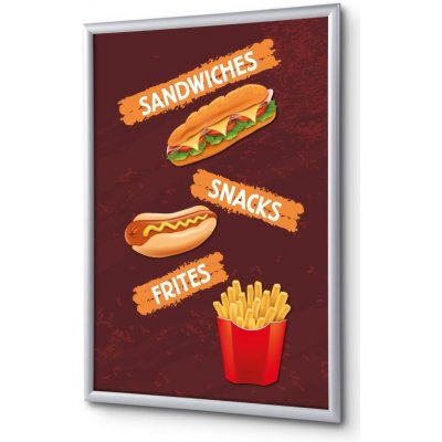 Jansen Display Set klaprámu A4, Svačiny, anglicky, 241 x 328 mm – Zboží Živě