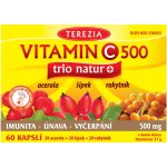 Terezia Vitamín C 500 trio natur 60 kapslí – Hledejceny.cz