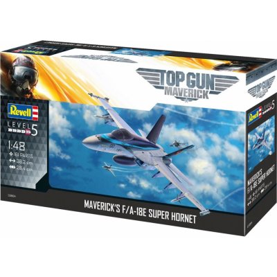 Revell Hornet Boeing F/A-18E Super Top Gun Plastic ModelKit 03864 1:48 – Hledejceny.cz