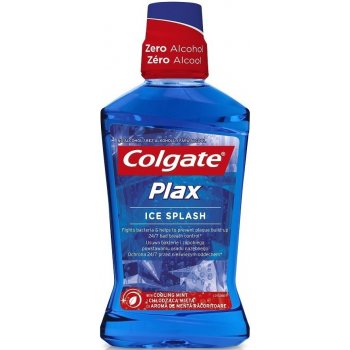 Colgate Plax Ice Splash ústní voda bez alkoholu 500 ml