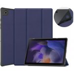 Protemio Leather Zaklápěcí obal Samsung Galaxy Tab A8 SM-X205 / SM-X200 37541 modrý – Sleviste.cz