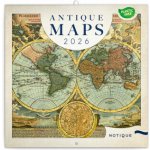 Nástěnný poznámkový Staré mapy 2026 – Zbozi.Blesk.cz