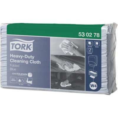 Tork Heavy Duty W4, 1 vrstva, modré, 100 ks 530279 – Zbozi.Blesk.cz