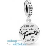 Pandora Stříbrný přívěsek pro nejlepší kamarádky 798124EN16 – Zboží Dáma