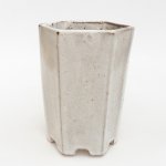 E-bonsai keramická bonsai miska 12,5 x 11,5 x 16,5 cm bílá – Zboží Dáma