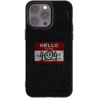 Picasee silikonový černý obal pro Apple iPhone 15 Pro Max - HELLO 404 – Zboží Mobilmania