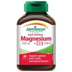 Jamieson Hořčík 500 mg s vitaminem D 500 IU 60 tablet – Hledejceny.cz