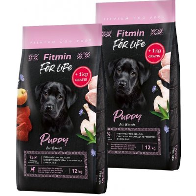 Fitmin dog For Life Puppy 2 x 12 kg – Hledejceny.cz